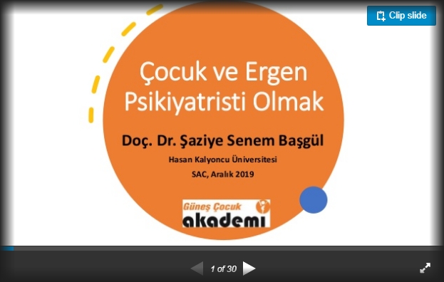 Çocuk ve Ergen Psikiyatristi olmak