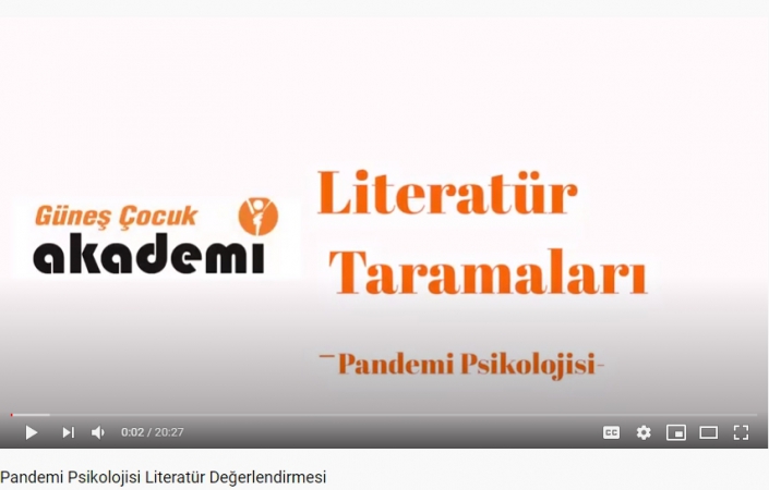 Pandemi Psikolojisi Literatür Değerlendirmesi